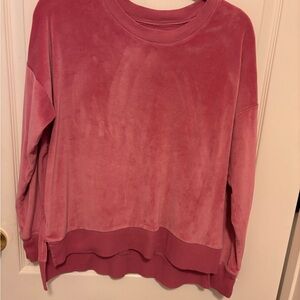 Secret Treasures Pink Velour Top